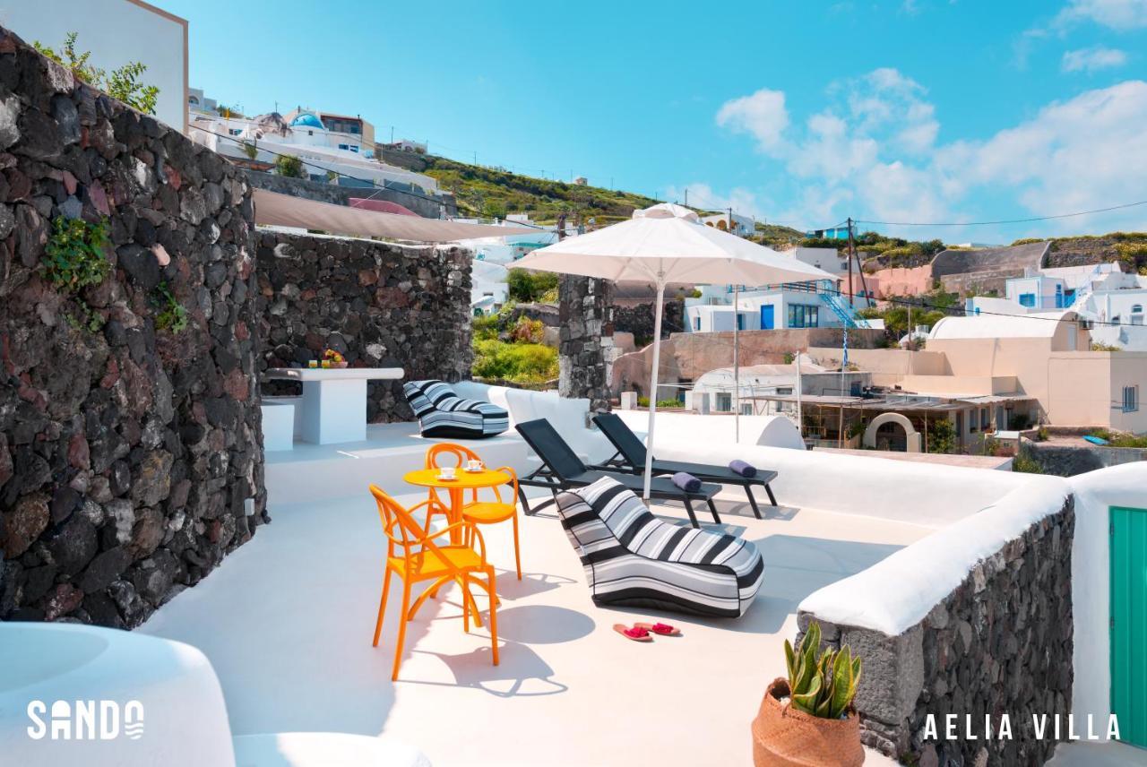 Sando Traditional Cave Villas With Jacuzzi And Sea View Vourvoúlos Екстериор снимка