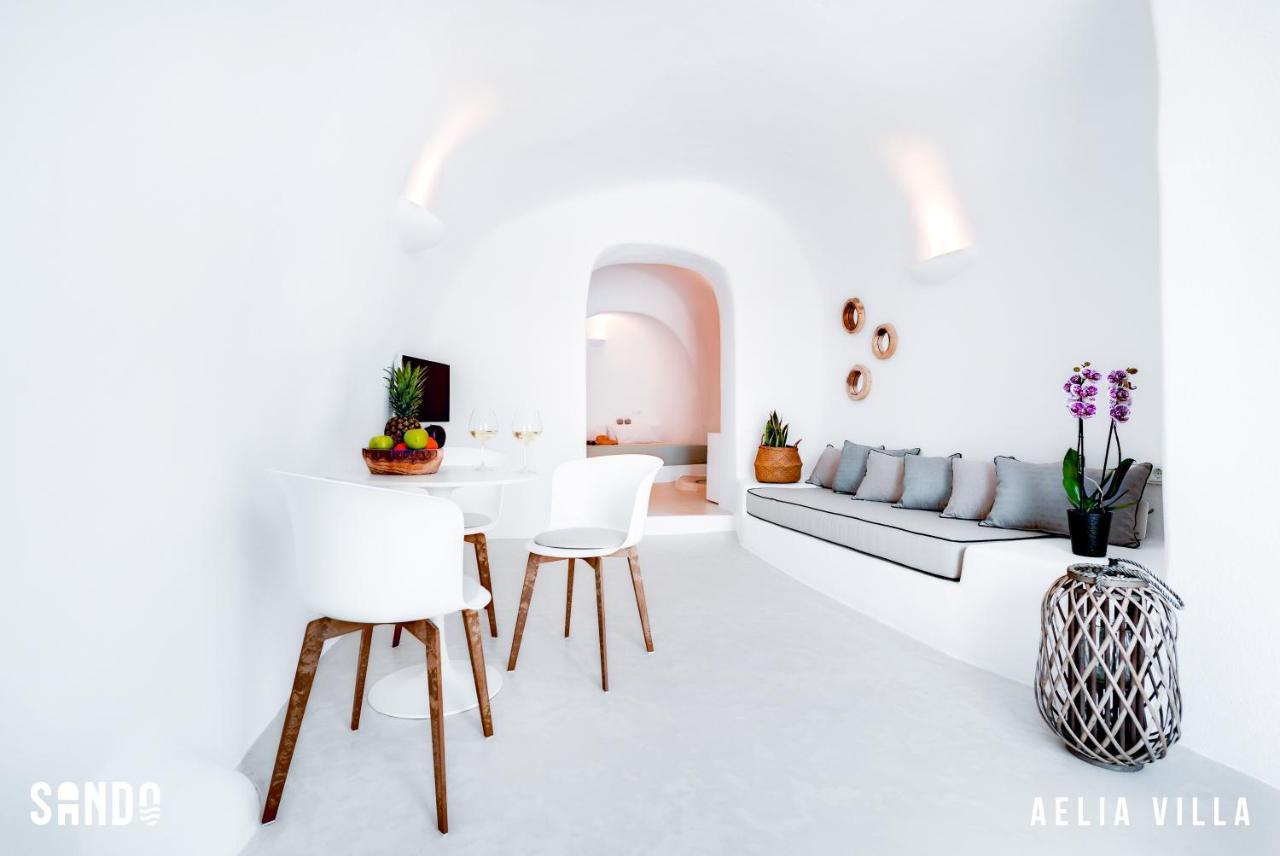 Sando Traditional Cave Villas With Jacuzzi And Sea View Vourvoúlos Екстериор снимка