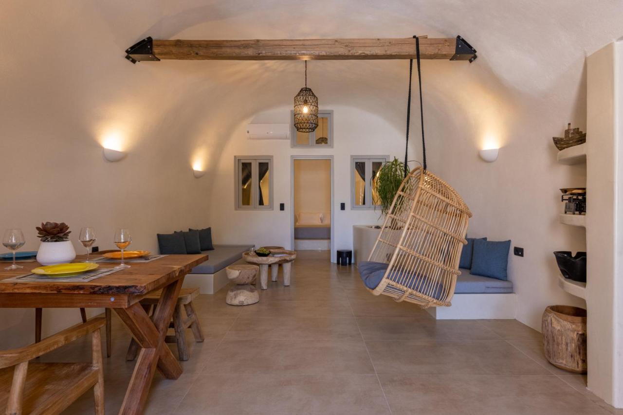 Sando Traditional Cave Villas With Jacuzzi And Sea View Vourvoúlos Екстериор снимка